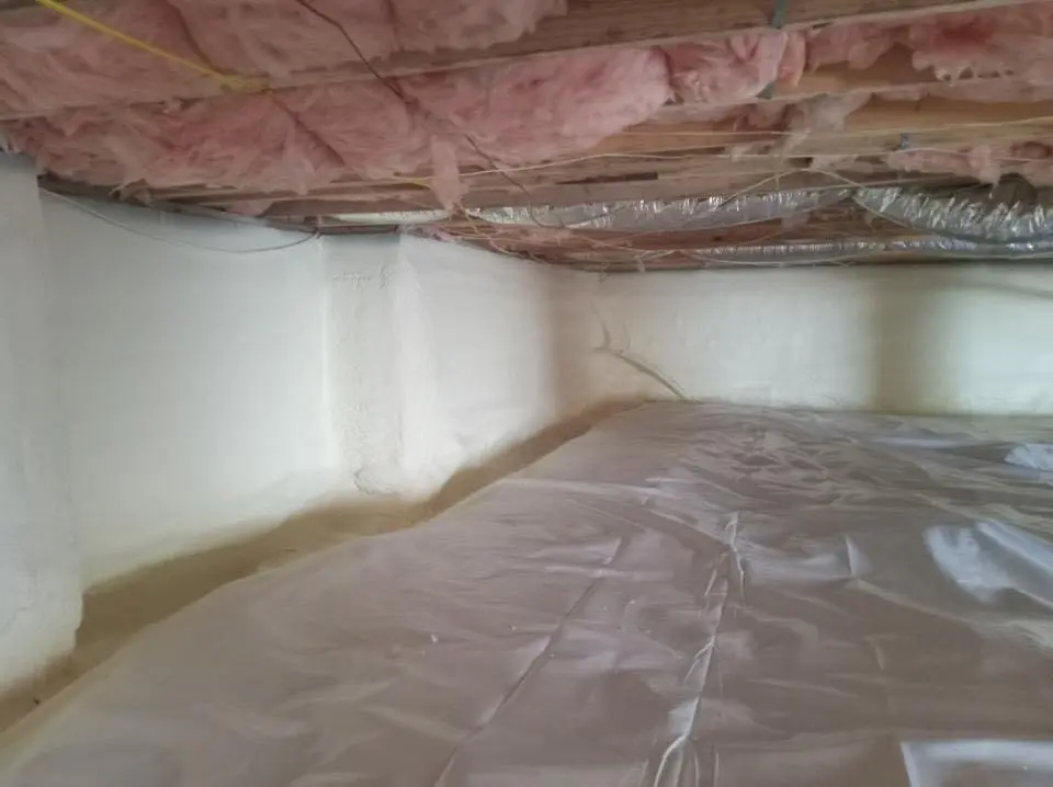 Crawl space encapsulation with closed-cell spray foam for Roof Waterproofing in Mamakating