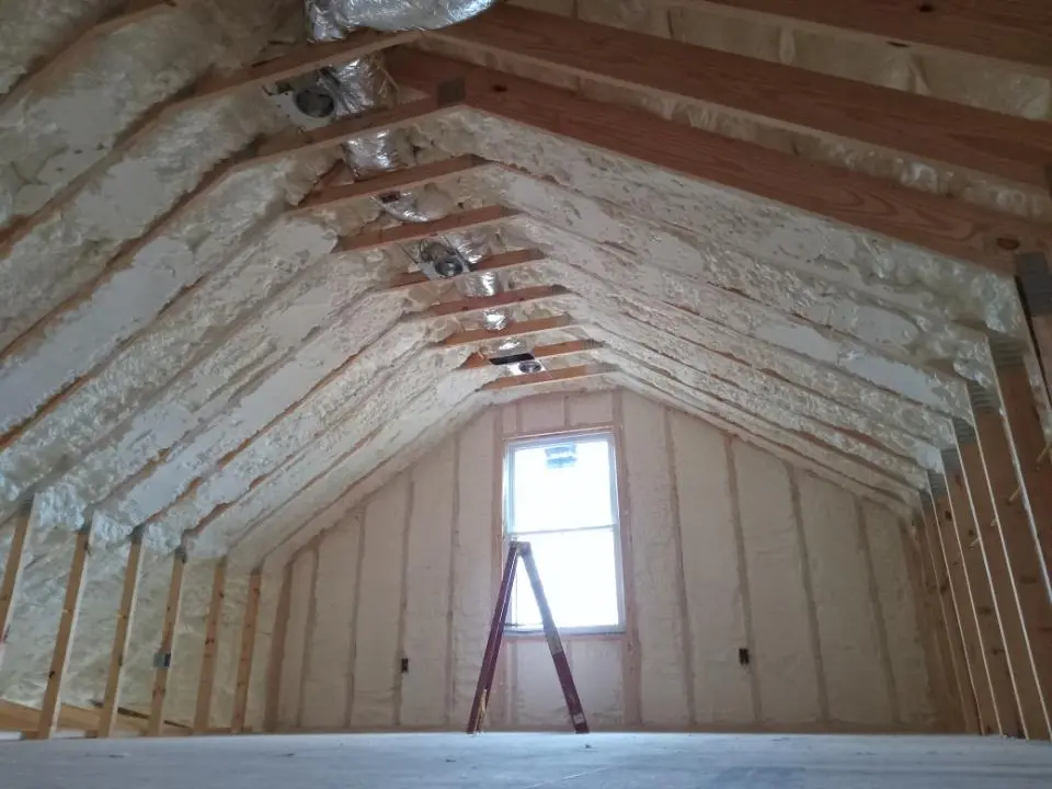 Spray foam roofing application for Crawl Space Insulation project in Mamakating